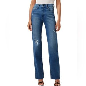 NWT JOES JEANS High Rise Wide Leg Distressed Jeans size 29